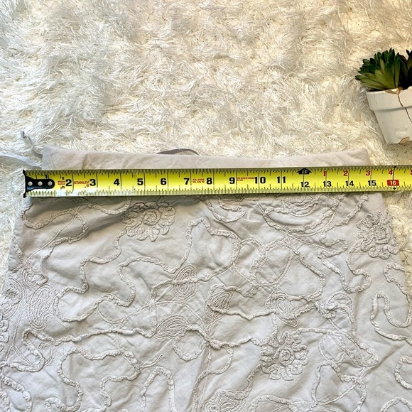 Max Studio Cotton Midi skirt Small Grey - Picture 9 of 10